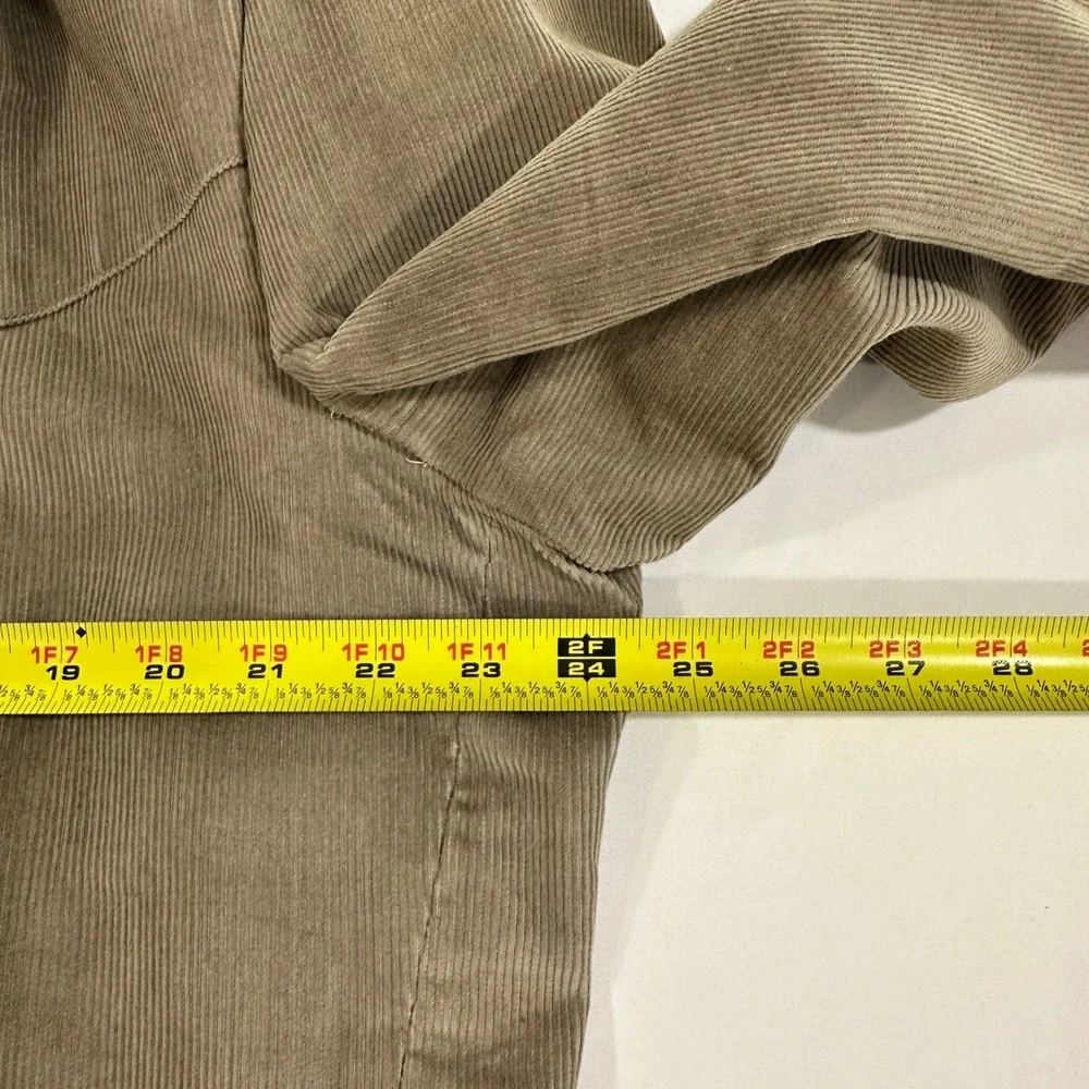 Brad Whitney Mens Corduroy Western Blazer Sport Coat 48XL Tan Elbow Patches